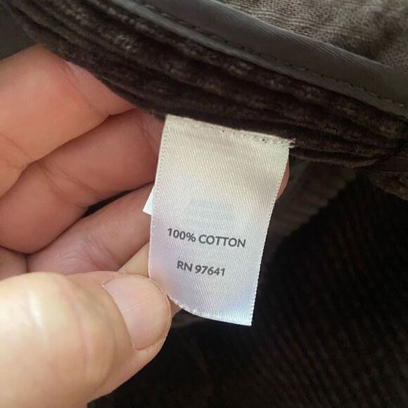 J. Jill Corduroy Blazer Sz XS P Grandpa Jacket Brown 100% Cotton Velour Trim - Picture 11 of 12